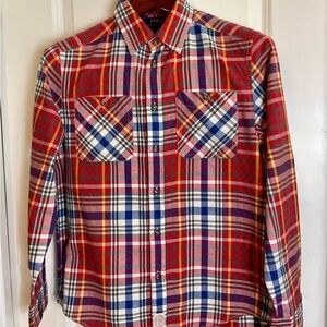 💥🏇Ralph Lauren Polo Boy Plaid Shirt